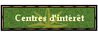 Centres d'intérêt